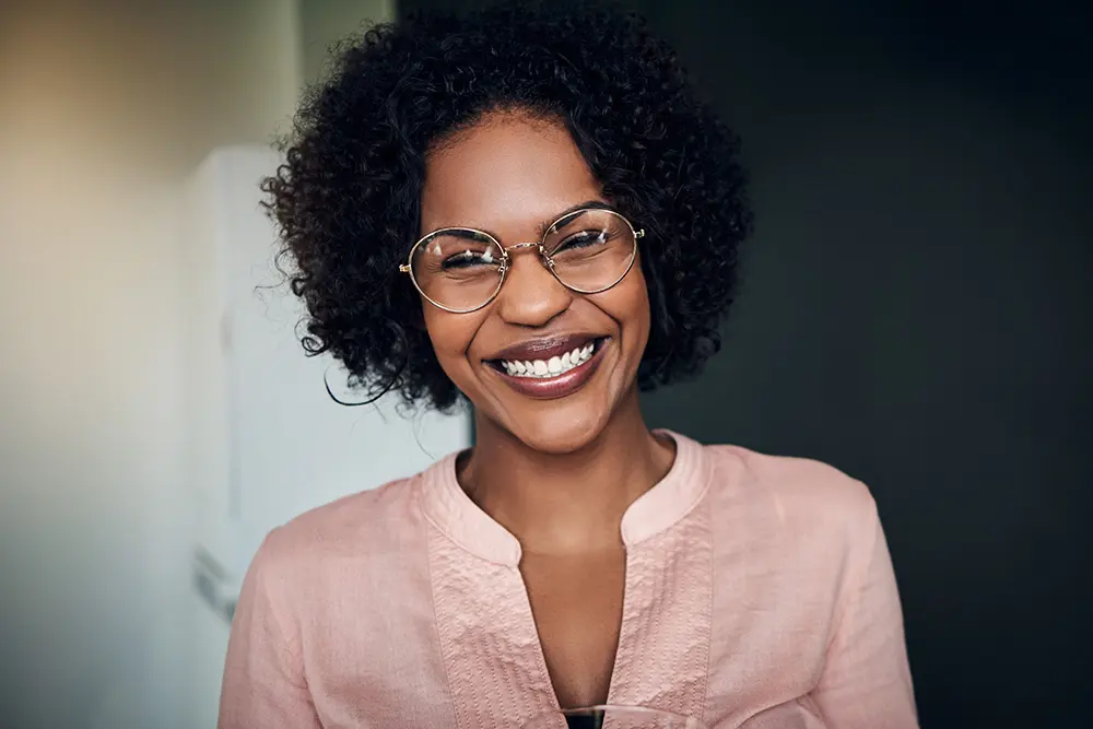 smiling woman